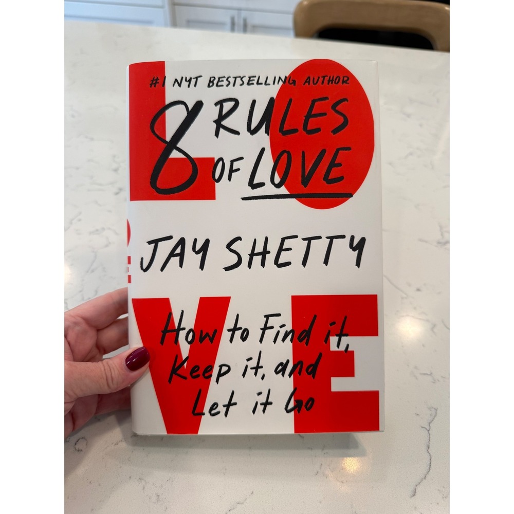 8 Rules of Love Jay Shetty Hardcover Book How to Find It Keep It and Let It Go